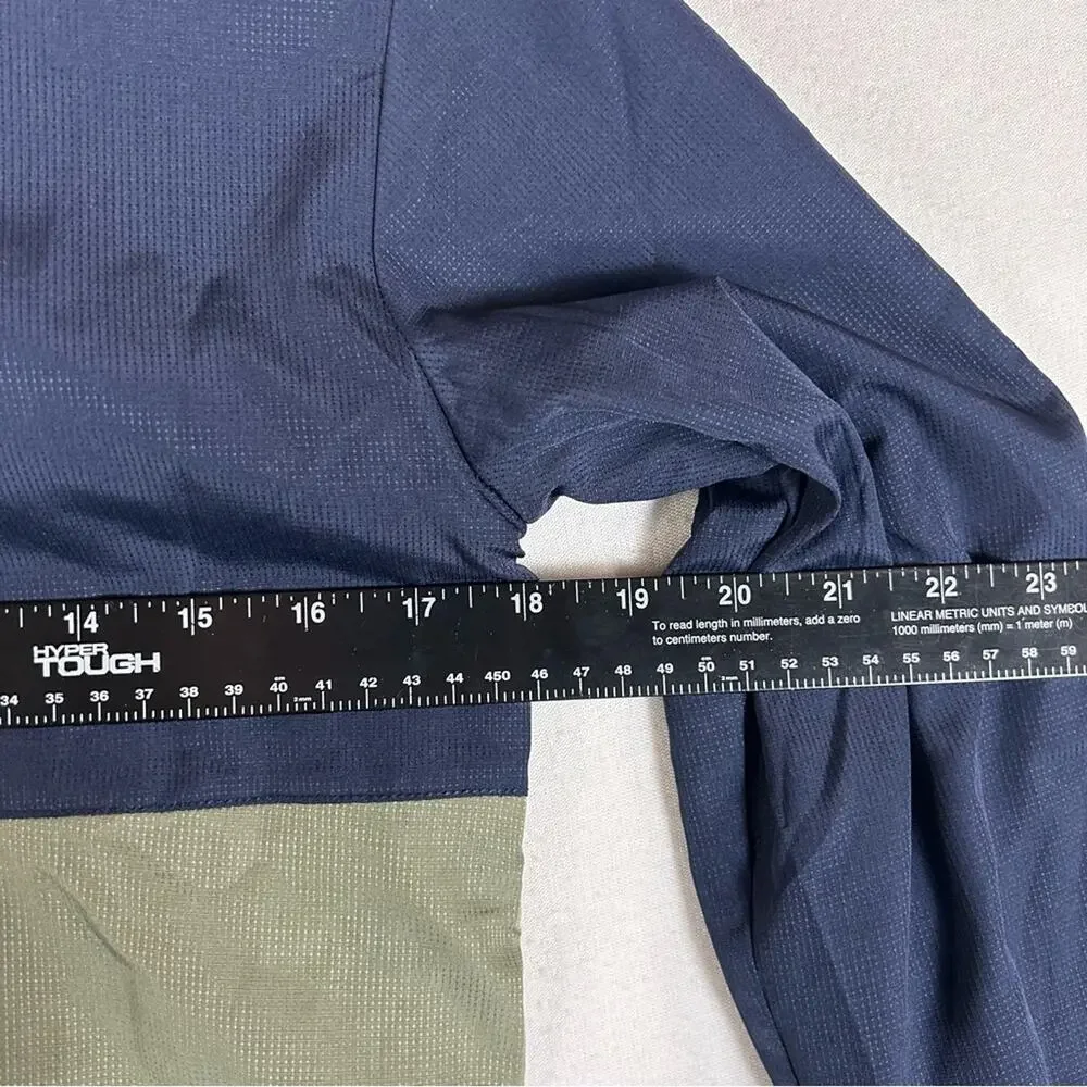 Tommy Bahama Active Jacket Boys L Large 10 12 Blue Green Full Zip Windbreaker